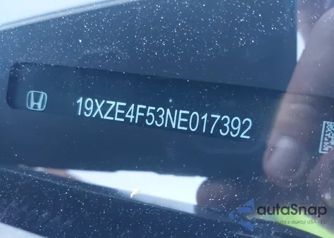 2022 Honda Insight Ex z USA, uszkodzony, nr VIN 19XZE4F53NE017392